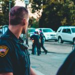 Man Wearing Black Officer Uniform
