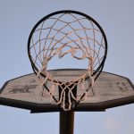 Low-angle Photography of Brown and Black Basketball Hoop