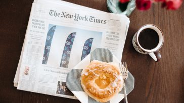 plate of donuts and coffee