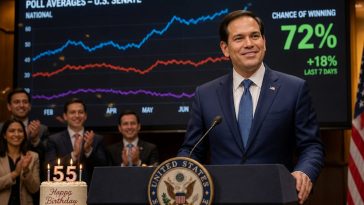 Secretary of State Marco Rubio Surges in GOP Polls on 55th Birthday