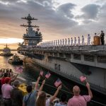 USS Gerald R. Ford Returns After 326-Day Mission That Ousted Maduro