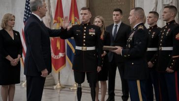 Secretary of War Hegseth Reenlists Wounded Hero Joey Jones