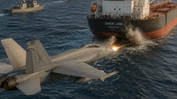 Trump’s Navy Stops Iranian Tanker: F/A-18 Shoots Rudder Out