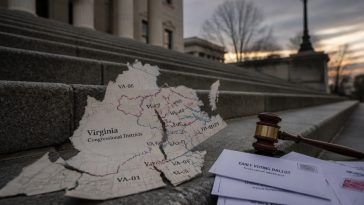 Virginia Supreme Court Blocks Democratic Map, Preserves 6-5 GOP Edge