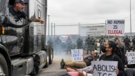 Fed-Up Truck Driver Slams Anti-ICE Blockade at Delaney Hall