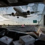 Dashcam Captures United 767 Clipping Truck Over New Jersey Turnpike