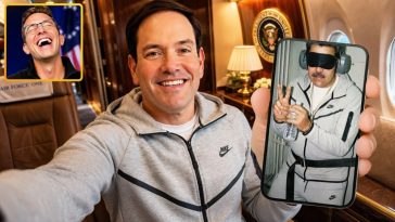 Marco Rubio Just Took an UNHINGED Selfie on Air Force One With A Hysterical Hidden Message to China