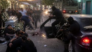 Soldiers Stand By as Cartel Opens Fire on Funeral in Culiacan