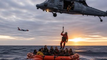 11 Survive Atlantic Ditching After Air Force, Coast Guard Rescue
