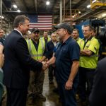 Vice President J.D. Vance Turns Iowa Factory Into 2028 Audition
