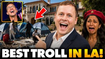 Spencer Pratt Creates HOMELESS CAMP Outside His Communist Opponent’s LA Mansion, Her Response is…🤣