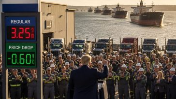 Trump Credits Iran MOU and Hormuz Reopening for 60¢ Gas Drop