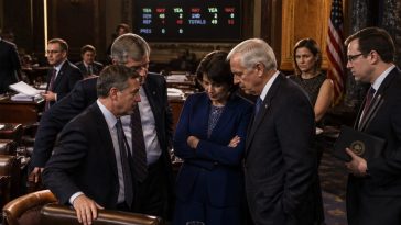 Six GOP Senators Help Democrats Score Over Trump on Ballroom