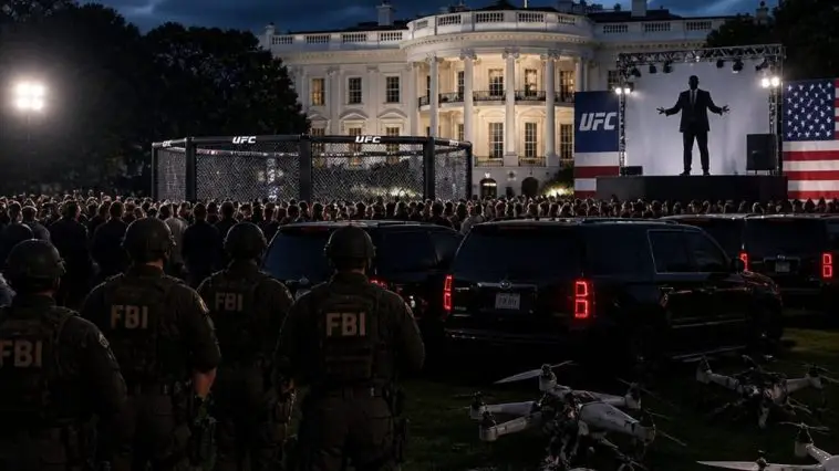 Trump Shrugs Off Terror Threat at White House UFC, FBI Foils Plot