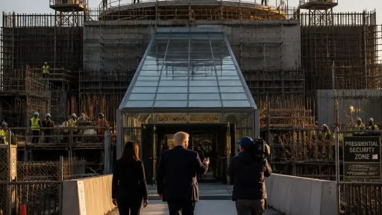 Trump Tours $400M East Wing Ballroom and Calls It Most Secure