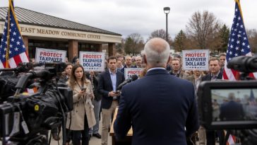 Vance Turns Bethpage Stop into GOP Midterm Attack on Suozzi