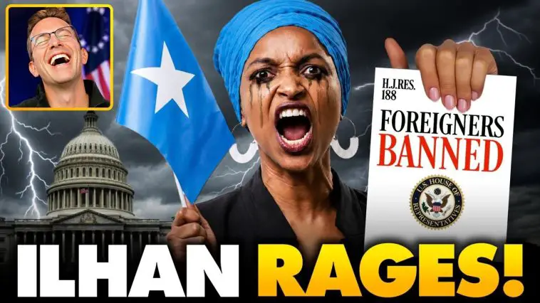 Ilhan Omar’s Reaction to Congress BANNING Foreign-Born Members Tells You EVERYTHING…