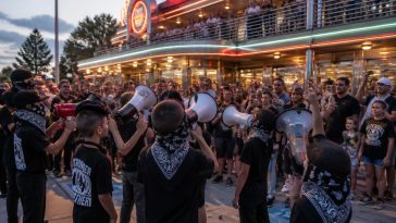 Elon Musk’s Diner: Kids in Antifa Gear Used as Political Props