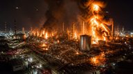 Zelenskyy Drones Ignite Fire at Major Russian Oil Refinery