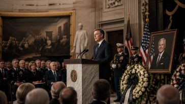 Vance Eulogy Puts GOP on Clock Over Graham's Senate Seat