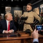 President Trump Praised by AI Teddy Roosevelt in Staged Museum Skit