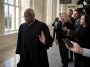 Justice Clarence Thomas Shrugs Off Reporter Before Big Rulings