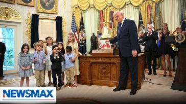 Trump makes history: Rings NYSE opening bell from Oval Office | The Right Squad
