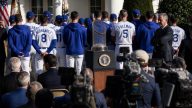 Trump Hosts Dodgers in Rose Garden as Stars Skip and Politics Loom