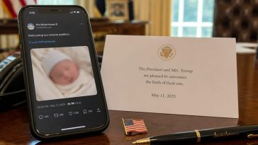 Trump Posts First Photo After VP JD Vance Welcomes Son