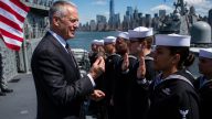 Vice President JD Vance Reenlists Sailors, Slams City Hall Pessimists