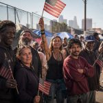 Skid Row Residents Declare Love of Country, Critics Silenced