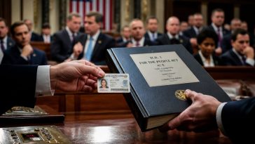 Johnson Vows to Bypass Holdouts, Push Voter ID via Reconciliation