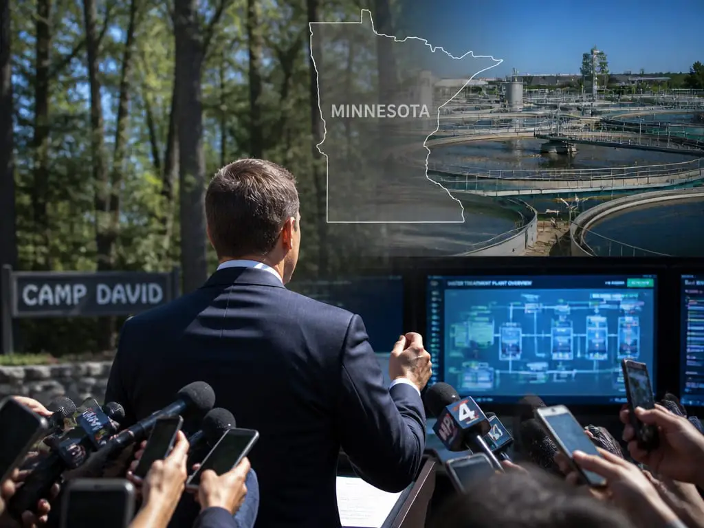 President Donald Trump Blasts Tim Walz Over Minnesota Water Hack