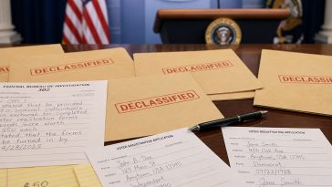 Declassified Memos: Fake Voter Registrations Spur Trump Review
