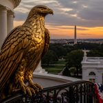 President Trump’s Golden Eagle Post on Truman Balcony Sparks AI Fury