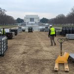 President Trump Blames Vandals, Photos Tie Dead Grass to July 4 Stage