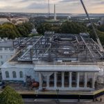Trump Posts DronePort Photo, Sparks East Wing Donor Funding Battle