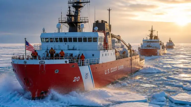 Trump Uses Coast Guard Birthday to Tout 11 Arctic Security Cutters