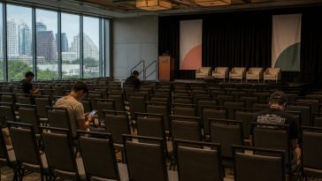 Empty Rooms at Austin DemocracySummit Undercut Talarico's Texas Pitch