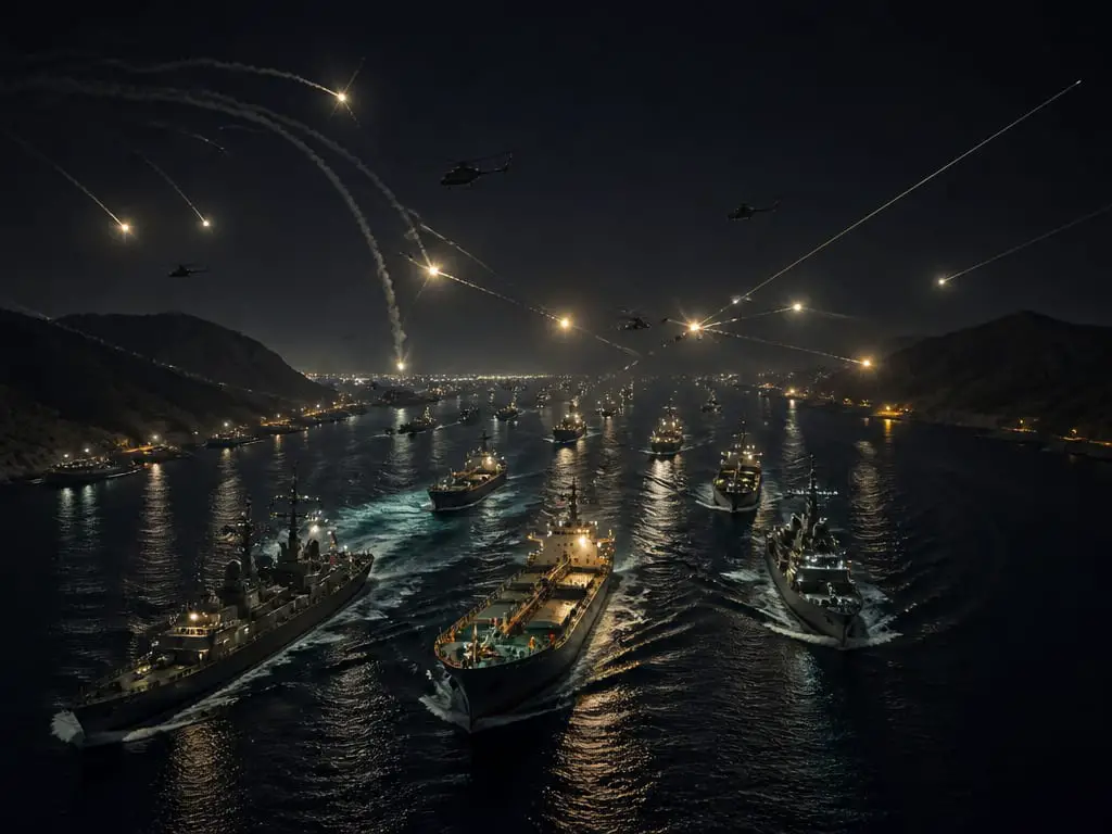 Secret U.S. Convoy in Strait of Hormuz Keeps Oil Flowing