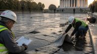 DOJ Drops Charges as Reflecting Pool Failure Blamed on Shoddy Work