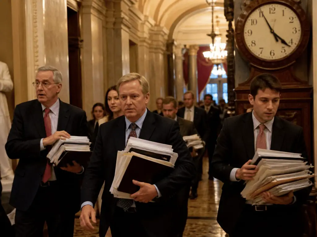 GOP Senate Scramble to Pass CR, Iran War Aid and Blanche Nomination