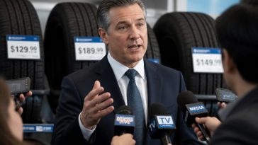 Dunlop CEO: California Tire Rule Will Raise Prices, Cut Choices