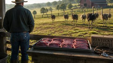 Kentucky Farm Turns Ostriches Into Steak for Tick-Allergy Patients