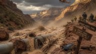 Flash Flood Kills 2, Destroys 40% of Grand Canyon Waterline