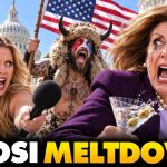 Nancy Pelosi FACEPLANTS into Car While Running from Reporter in Psychotic MELTDOWN For Asking About…