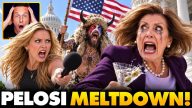 Nancy Pelosi FACEPLANTS into Car While Running from Reporter in Psychotic MELTDOWN For Asking About…
