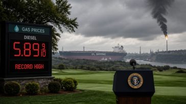 President Trump Blames Ukraine for Diesel Spike — Experts Cite Iran