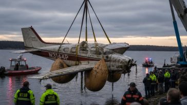 Surveillance Video Shows U.S. Rep. Tom Tiffany’s Plane Hitting Lake