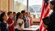 White House and Education Dept Urge Pledge, Civic Pride